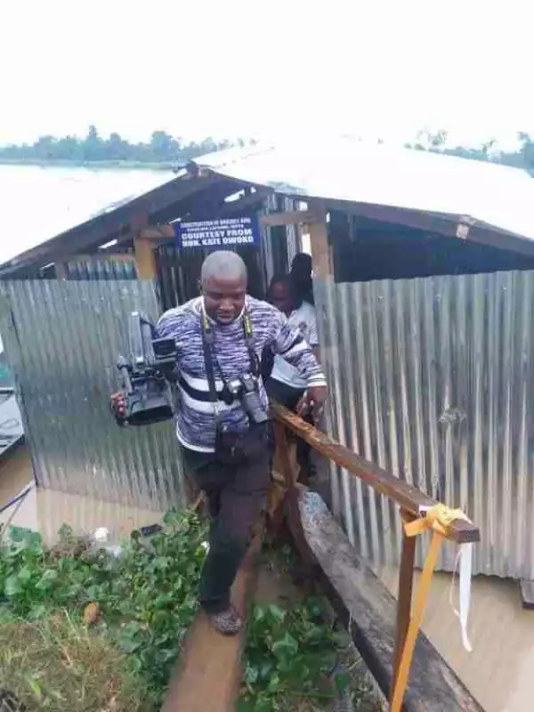 Bayelsa Lawmaker Builds Floating Toilet, Invites Press To Commission It (Photos)